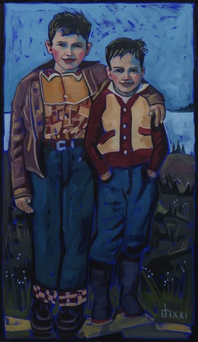 Brothers 22 x 38
oil on panel
$2100 Brothers 22 x 38
oil on panel
$2100